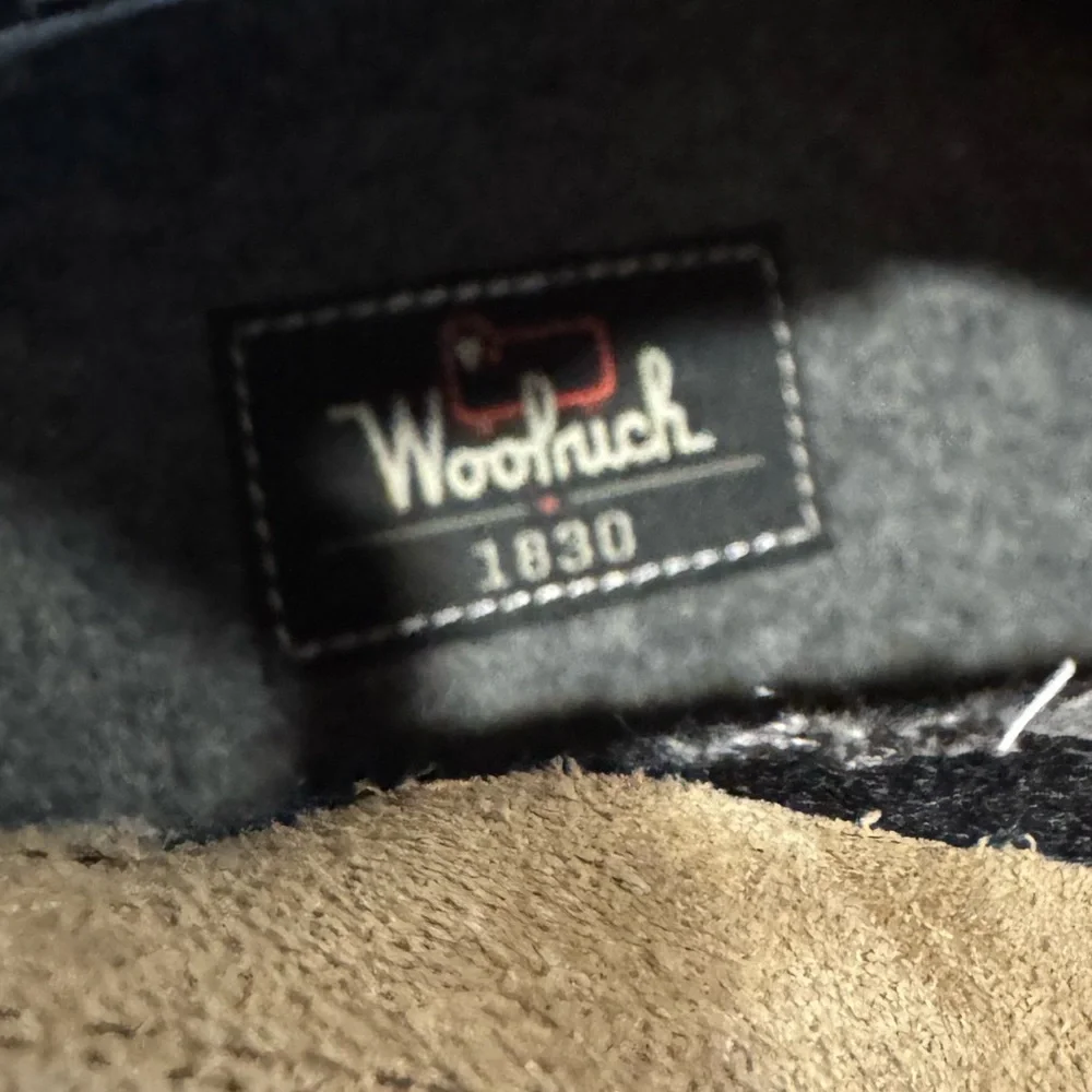 Woolrich Men’s Eagle Lace Up Brown-Black Wool And Suede Hiking Boots Size 11.5